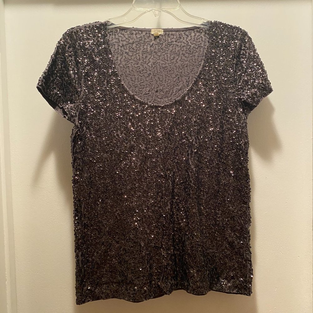 J. Crew Sequin Top